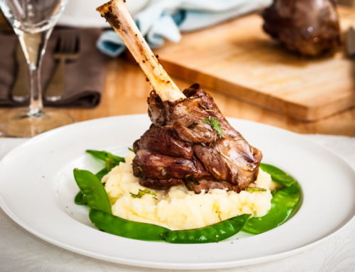 Beer-Braised Lamb Shanks with Creamy Mieliepap Recipe